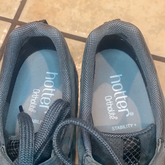 Hotter ortholite stability + women’s grey suede sneaker size 8.5 - Picture 5 of 7